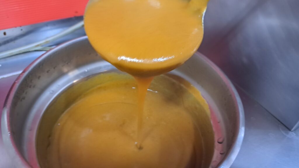 自分流、おぐらカツカレーの食べ方