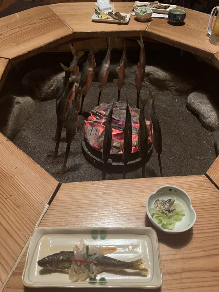 今年も終わりが近づく鮎やな