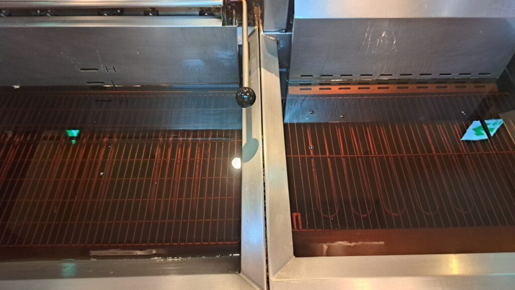 綺麗な油を心がけています。