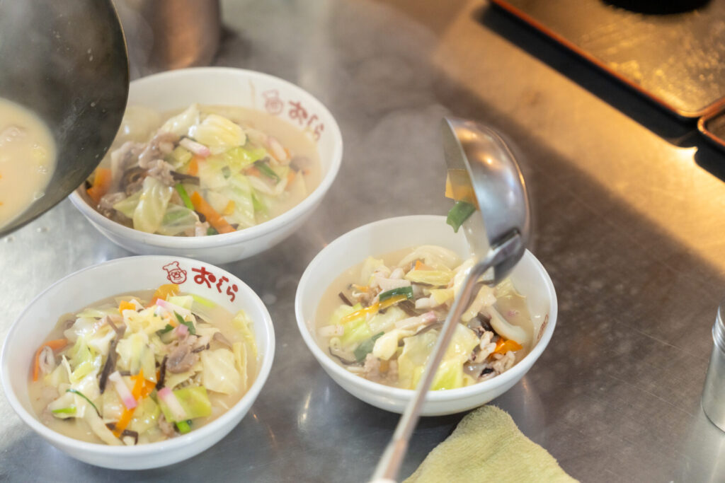 ちゃんぽんの命！麺づくり！