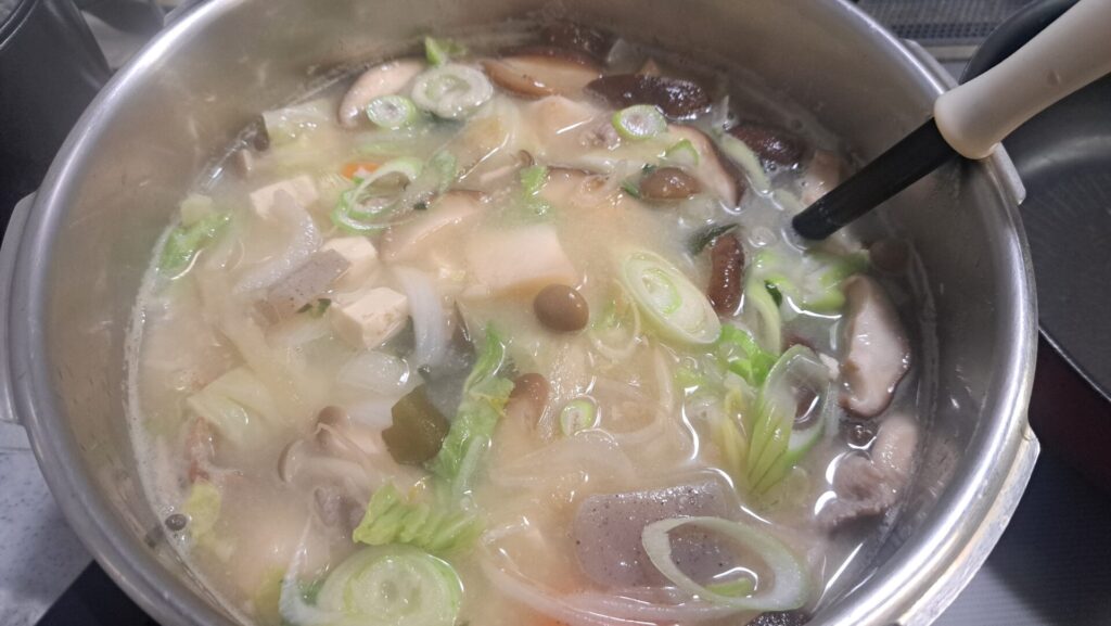 深夜のご馳走　豚汁編