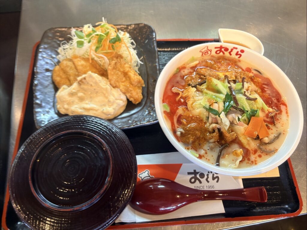 出北店フェアメニュー「坦ちゃんセット」